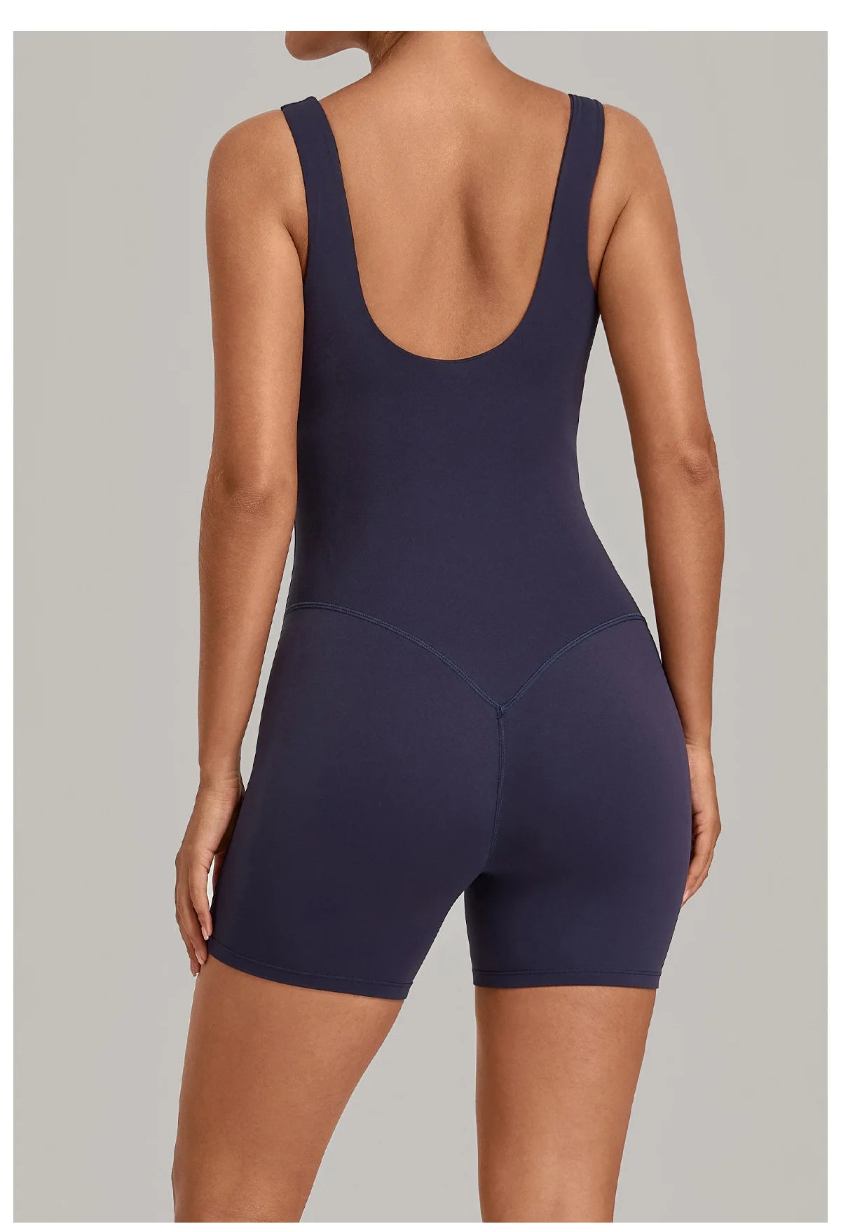 New Summer U-neck Beautiful Back Yoga Jumpsuit Women Sleeveless Tight Sports One Piece Suit Outdoor Gym Running Fitness Overalls