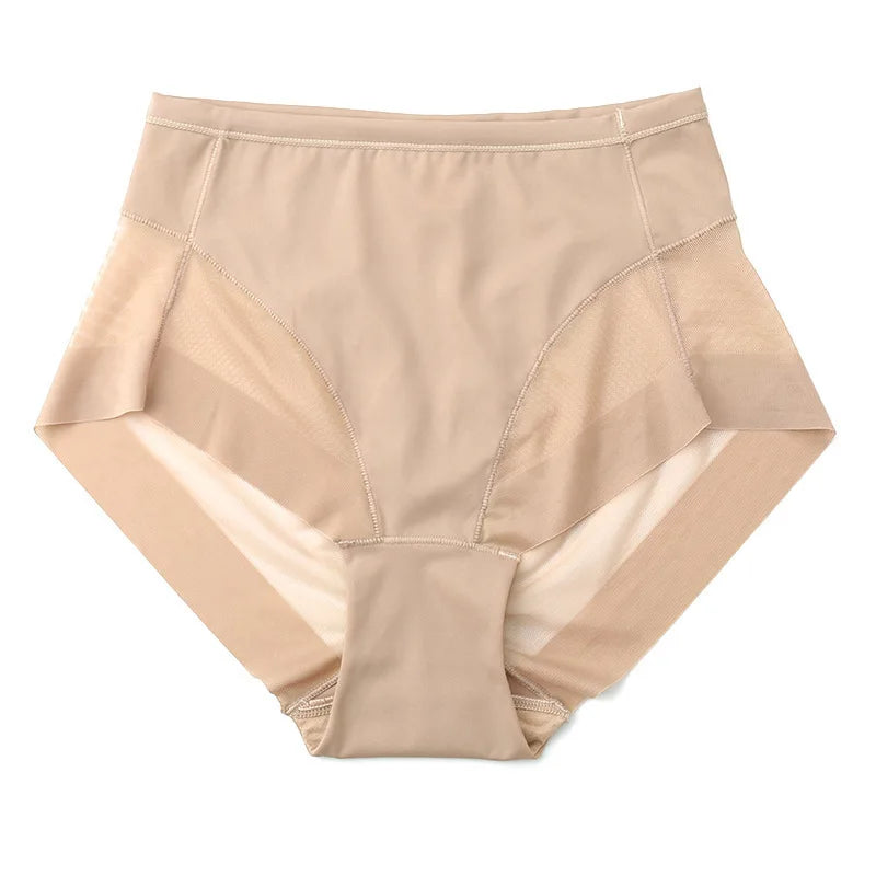 Seamless Panties Women High Rise Panty Tummy Control Briefs Butt Lifter Shapewear Sexy Lingerie Ice Silk Underwear S-3XL