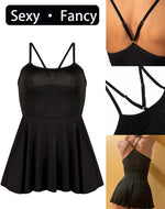 Women Mini Dress Spaghetti Strap Bodycon Cami Dress Sleeveless Pleated Skirt Summer Party Club Short Dress