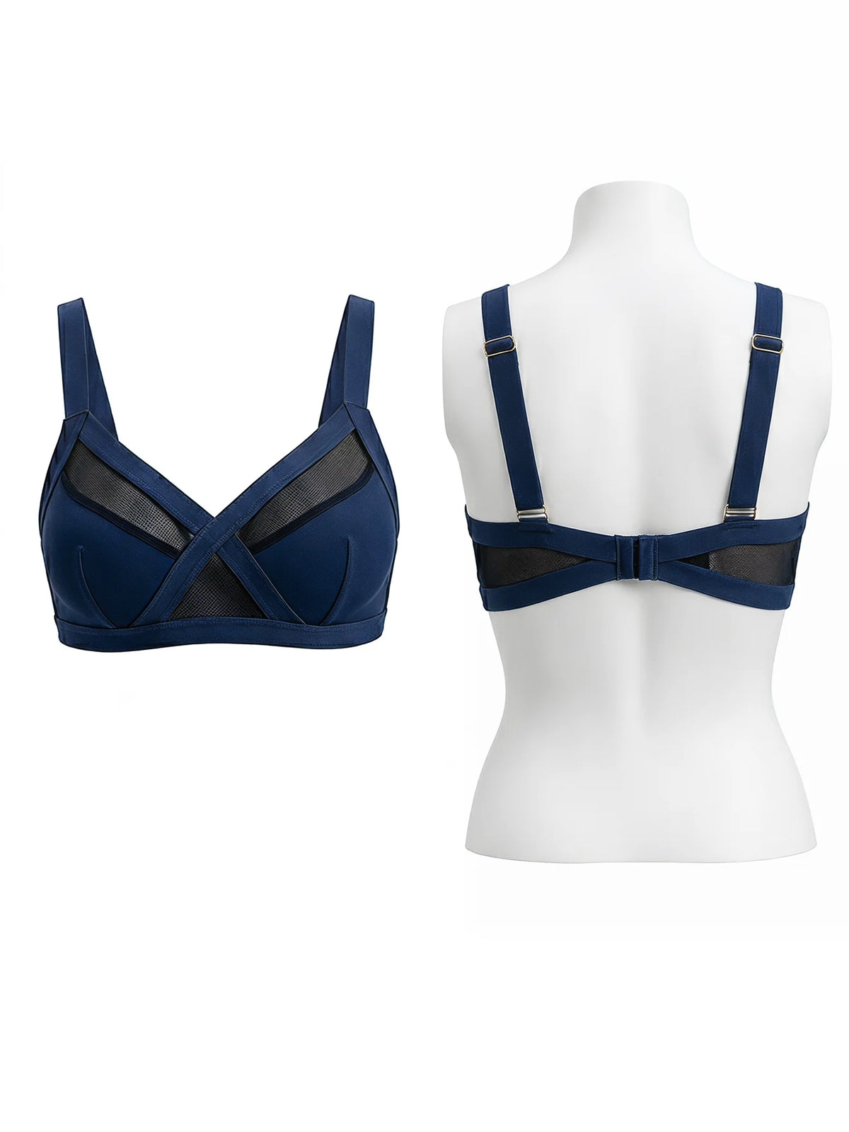 blue Sports breathable women's yoga bra sexy and beautiful back fashionable new women's underwear MR3679