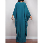Greek Goddess Long Dress Batwing Sleeve Tunic Beach Cover Up Cover-ups Beach Dress Beach Wear Beachwear Kaftan Maxi Dress V4427