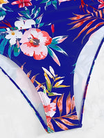 2026 Strappy Swimsuit One Piece Printed Floral Swimwear Women Bathers Bathing Swimming Swim Suit Padded Beachwear Summer XXL