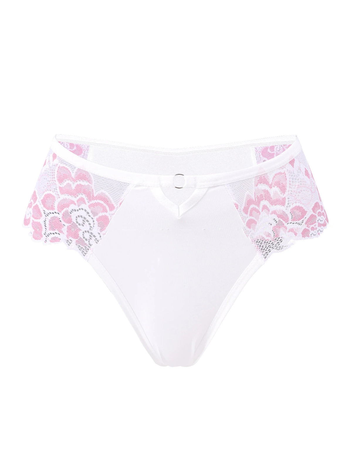 1pcs Women's Solid Color Floral Panties Low Waist Breathable Comfortable Female Underpants Elegant Sexy Lingerie Lady Briefs