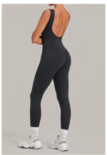 Women's Seamless Yoga Jumpsuits Fitness Sports Hip-lifting Beauty Back Sleeveless One-Piece Training Workout Running Bodysuits