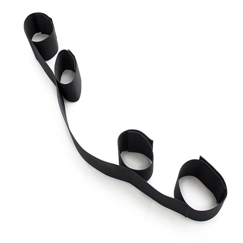 Adult Games BDSM Bondage Set Women RestraintsAdjustable Handcuffs Ankle Straps Fetish No Vibrator Erotic Accessories Sex Shop