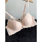 Summer Hot Sale! Front Closure Compression Bra for Small Bust - Sexy Lace Back Push Up Bralette, Lightweight Invisible Comfort