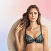 Lace Plus Size BC 70 75 80 85 90Cup Underwear Women Bras Three Quarter Top Sexy Ultra Thin Thick BH Push Up Female Lingerie