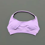 HISTELLO Impacts Sports Bra Women Seamless Yoga Halter Top High Support Push Up Open Back Gym Wear Workout Fitness Underwear