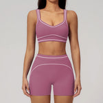 Yoga Suit 2PCS Women Tracksuits Sports Outfits Gym Clothes Running Sports Bra Suits Female Workout Yoga Clothes Athletic Wear