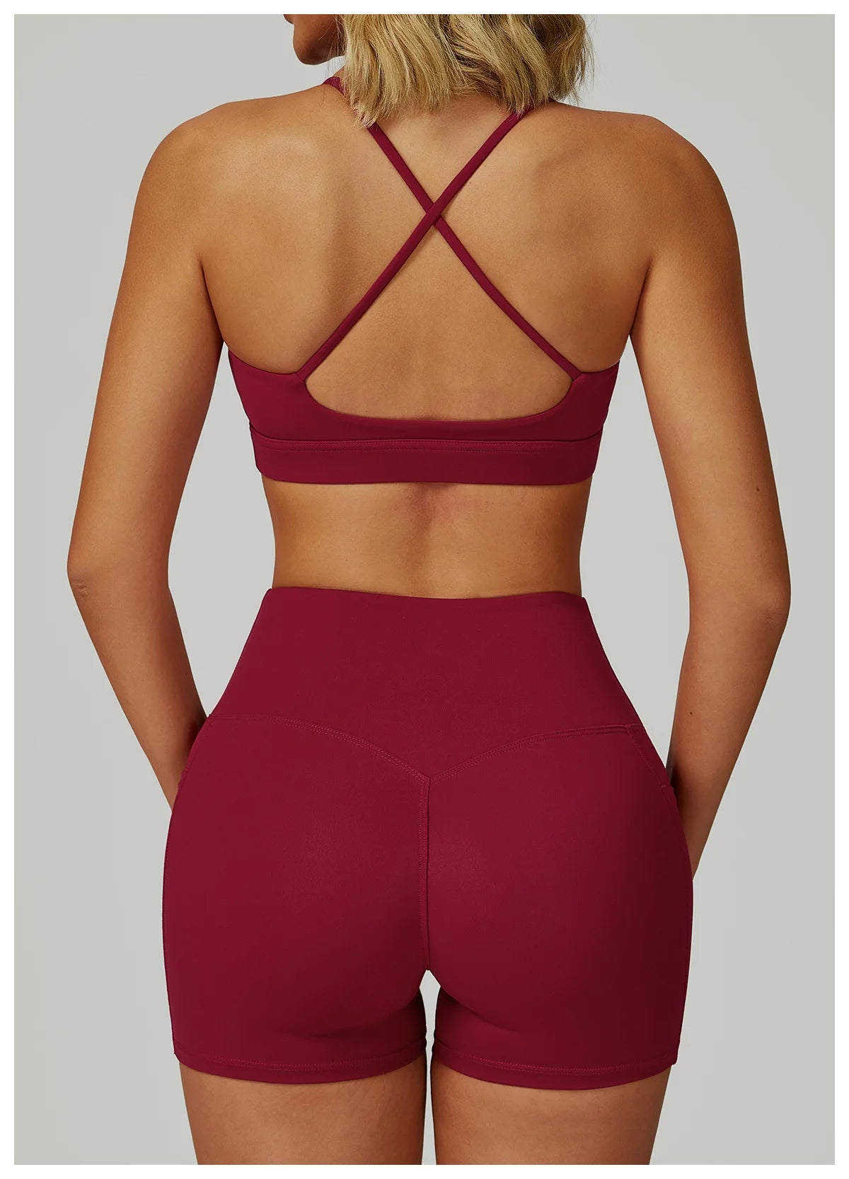 Sexy Underwear Women Tops Back Cross Strap Tank Top Push Up Running Sports Bra Breathable Soft Fitness Beauty Workout Yoga Bra