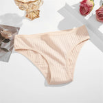 3PCS Women's Cotton Briefs Panties Female Sexy Low Waist Underwear M-XL Breathable Panty Girls Comfortable Intimates Lingerie