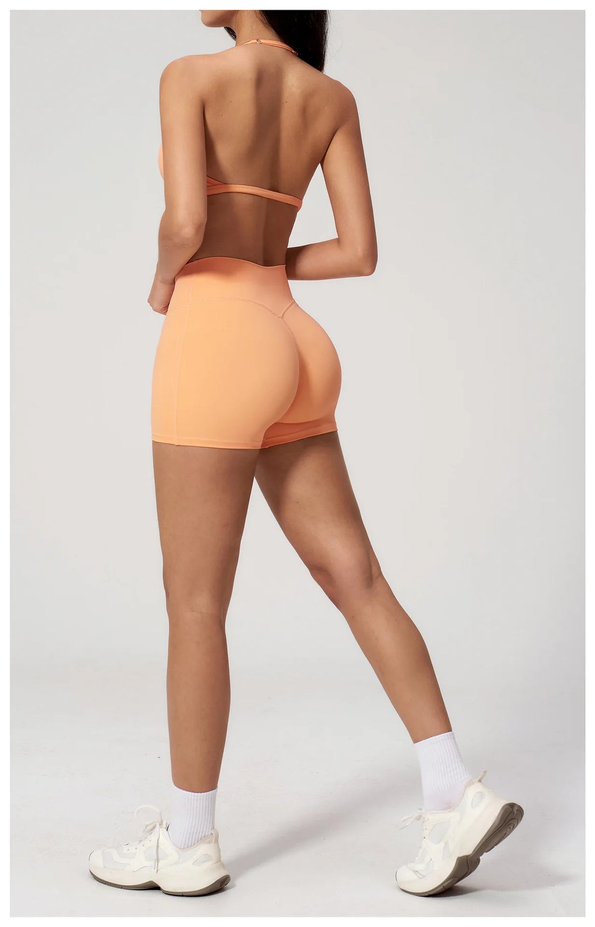 New Tight Yoga Set Women Breathable Quick Drying Sports Bra High Waist Shorts Fitness Suit Outwear Leisure Workout Gym Tracksuit
