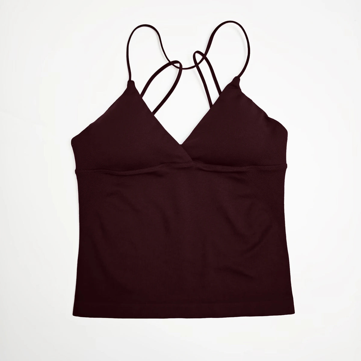 NCLAGEN Gym Yoga Tops Women Vision Twist Front Longline Top Quick Dry Thin Strap Workout Vest Push-up Pilates Fitness Tank