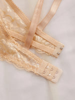 3PCS Lace Women's Underwear Set Sexy Mesh Lace Push-Up Bra Stylish Comfy Underwire Lingerie Bra for Women