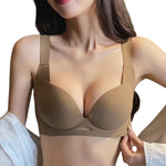 Push-Up Bra Women Adjustable Straps No Show Underwear Comfort Lift-Up Non-wired Bras Anti-spill Plus Size Lingerie M-3XL
