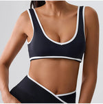 Women Sport Bras Splicing Fitness Tank Breathable Women Underwear Yoga Tops Bra Crop Top Gym Wear Women Push Up Workout Clothes