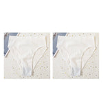 2Pcs/Set Seamless Panties High Waist Briefs Women High Leg Cut Panties Female Underpants Sexy Lingerie Solid Color Underwear S-L
