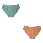 2Pcs/Set Cotton Panties For Women Briefs Low Rise Seamless Underwear Female Underpants Comfort Sexy Lingerie M-XL