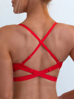 Women's Deep V Plunge Red Carpet Convertible Push Up Bra -Low Cut Sexy U Shaped with Light Padded