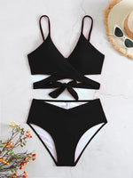Cross Wrap High Waist Bikini Sets Sexy Red Brazilian Biquini Swimsuit Two Pieces Swimwear Women 2024 Bathing Suits Beach Wear