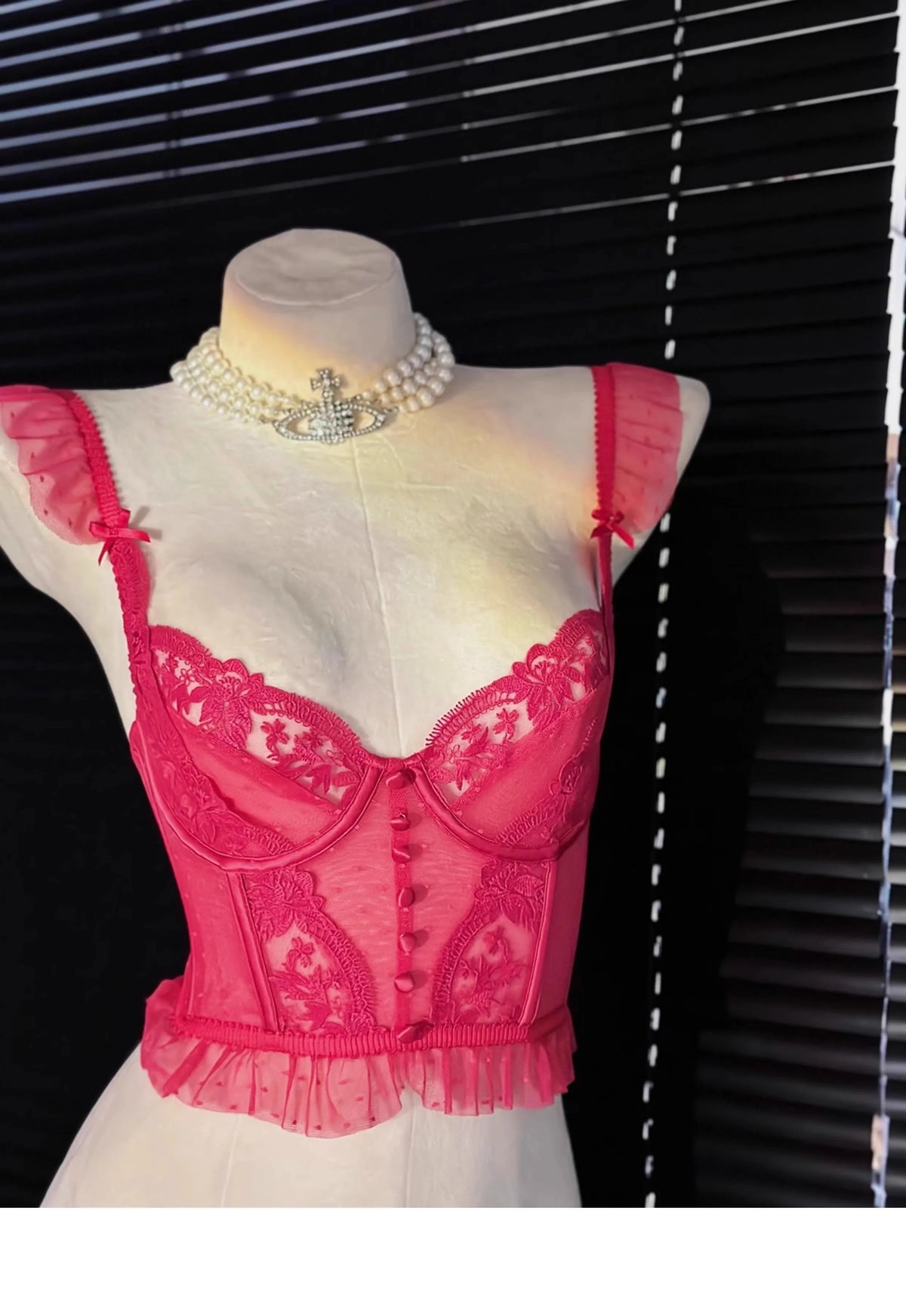 French Embroidery Lace Women's Bra Set Top Sweet Female Wedding White Bralette Vest Sexy Corset Bras Comfortable Intimates