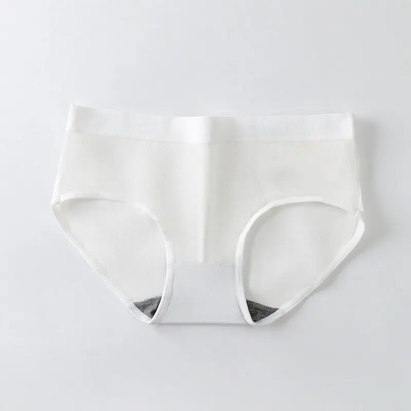 1 Pack Women Simple Panties Low Waist Soft Breathable Briefs Ladies Full Coverage Underwear Daily Solor Color Intimates M-2XL