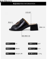 NASBAVI Out Outdoor Slippers Latest Luxury Shoes Women Designers Ladies Shoes and Sandals Wedding Shoes for Women Big Size 45 46