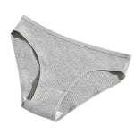 3Pcs/Set Cotton Panties Women Low Waist Underwear Seamless Briefs Solid Color Sports Breathable Underpants Female Lingerie