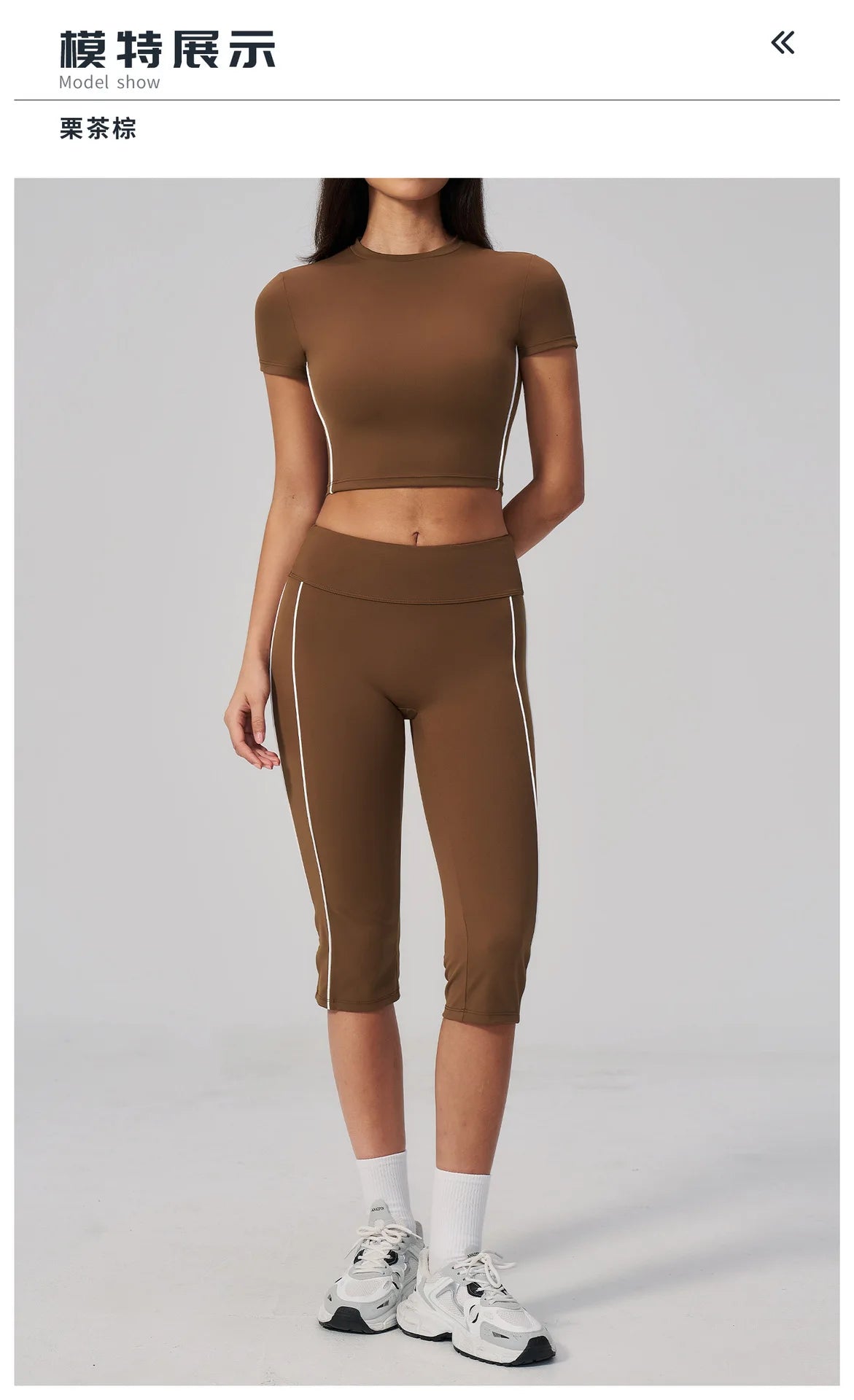 Color Blocked Yoga Suit Women Tracksuit Short Sleeve Shock-absorbing Sports T Shirts High Waist Pants Gym Running Fitness Suits