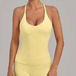 Yoga Tank Top Woman's Breathable Sports Underwear Gym Fitness Vest Shockproof Push-up Runnings Bra Female Yoga Workout Underwear