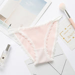 2023 Sexy Women's Panties Breathable Cotton Underwear Sweet Lace Lingerie Cute Female Briefs Comfort Striped Underpants Hot Sale