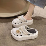 Platform Slippers Summer Women's Sandals 6cm Wedges Ladies Outdoor Clogs Thick Street Beach Slides Girls Flip Flops Garden Shoes