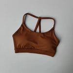 Women's Sexy Fitness Sports Bra Beautiful Back Gathering Naked Feel Comfortable Supportive Exercise Bra in Black/Mint/White