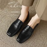 Style Spring Autumn Versatile British Style Flat Shoes Women's Vintage Leather Pumps High Heel Shoes Summer Season 2026