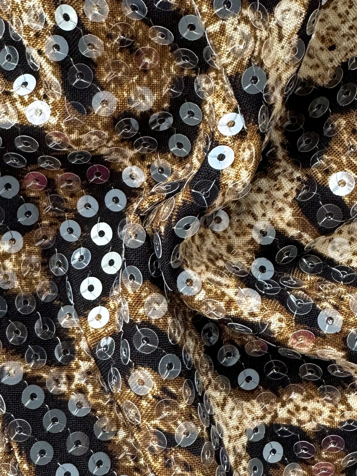 Sexy Sequin Coffee Leopard Print Bikini Set 2026 Women Push Up Bra High Wiast Short 3 Piece Swimsuit Beach Bathing Suit Swimwear