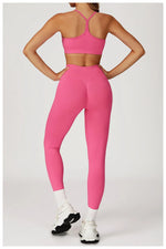 2PCS Yoga Suit Sports Set Women Gym Set Woman Tracksuit Running Workout Long Sleeve Sports Shirt Shorts and bra set Sport Outfit