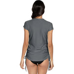 Women's Surf Rash Guard Surfing Diving Swimwear Tight Long Sleeve T Shirt Floatsuit Skins Top UV Protection Swimming Swimsuit