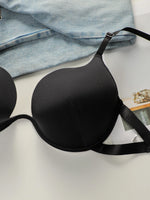 European and American style plus size pull up bra, black lingerie sexy Lingerie 3/4 cup daily oversized underwear MR3460