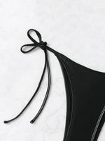 Sexy Shiny Silver Bikini Set Women Push Up Micro Swimsuit 2025 Brazilian Beach Bathing Suit Tie Side Thong Swimwear Biquini