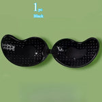 Invisible Push Up Bra for Women Backless Strapless Bra Seamless Front Closure Bralette Underwear Silicone Self-Adhesive Bra Pad