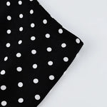 FDYOUI 2026 Woman Clothes Lace Patchwork Polka Dot Skirts Female Sexy Tight Short Skirt Black Party Night Club Dress Streetwear