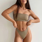 2Pcs/Set Strapless Bras For Women Tube Bra Female Sexy Crop Top Seamless Underwear Non-wire Bandeau Bra M-XL Women Intimates