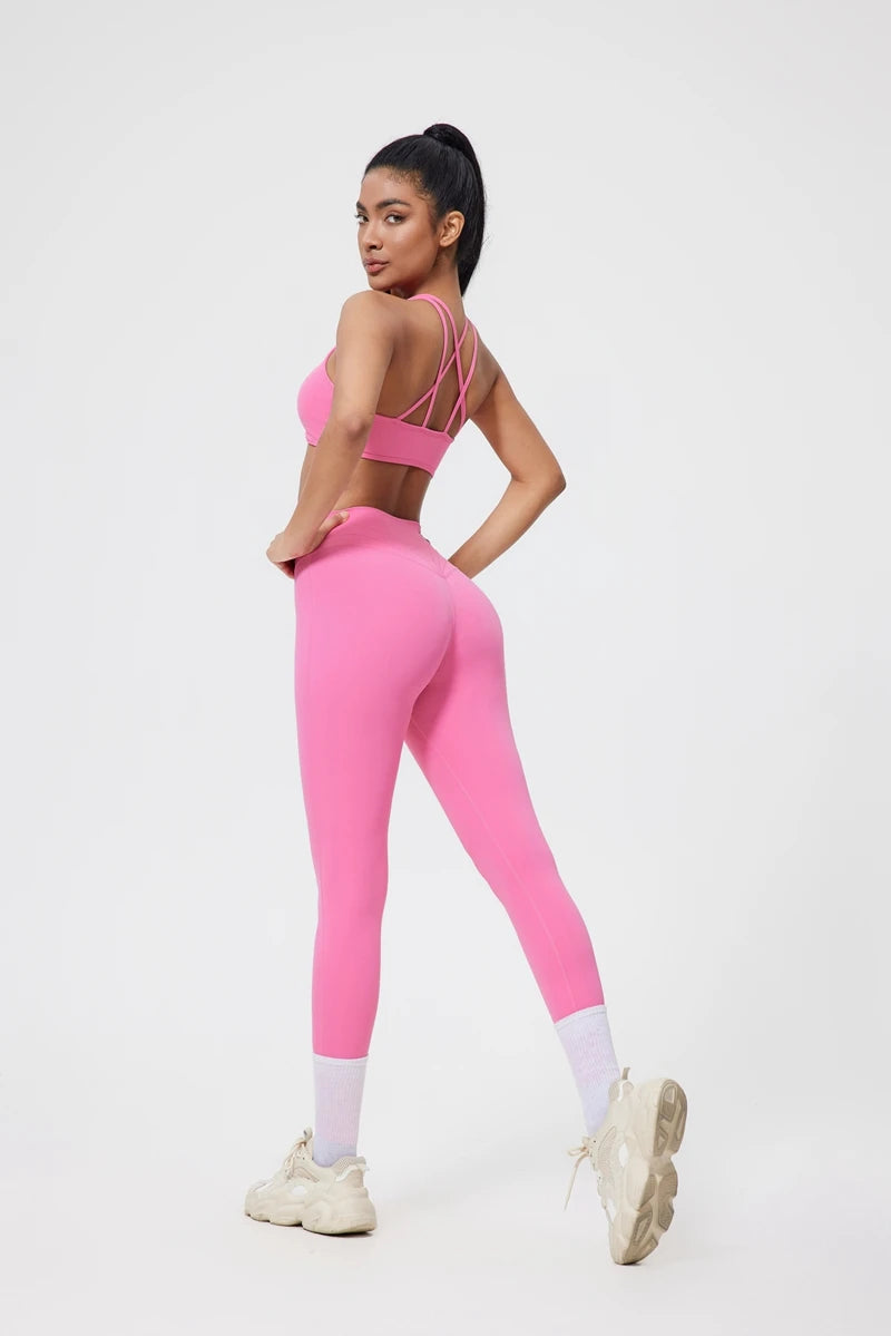 DIAS FIT JOYYoga Pants Fitness Women Cycling Gym Seamless Tights Sports Leggings High Waist Sexy Trousers Workout Sports Wear