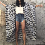 7 Colors Leaves Printed With Belt Half Sleeve Tunic Beach Cover Up Cover-ups Beach Dress Beach Wear Beachwear Female Women V4511