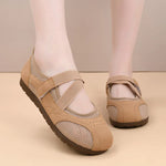 Women's Casual Comfortable Breathable Openwork Mesh Flat Sandals Thin Sole Fashionable Versatile Women's Shoes