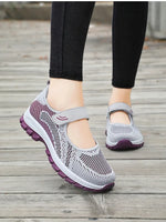 Women Shoes Breathable Vulcanized Shoes Purple Women Sneakers Fashion Breathable Mesh Casual WalkingWomen Work
