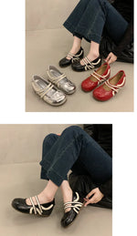 Women's Retro Elegant Shallow Mouth Casual Wedge Heel Mary Jane ShoesAutumn New Fashion Versatile Comfortable Single Shoes