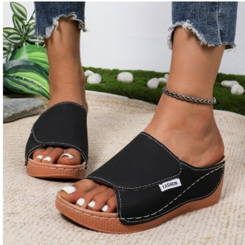 Summer Women Shoes Sandals Non-Slip Women's Shoes Slides Ladies Shoes Wedge Sandals Ladies Party Women Slippers Female Footwear