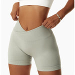 Summer Seamless High Waist Yoga Shorts Elasticity Sports Leggings Women Breathable Cycling Shorts Buttock Lift Gym Shorts Women