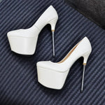 Sexy Peep Toe Pumps for Women 2025 New 6CM Platform Party Nightclub Stage Stilettos 16CM High Heels Pole Dance Stripper Shoes